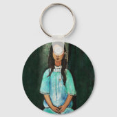 Modigliani Alice  Fine Art Painting Sleutelhanger (Voorkant)