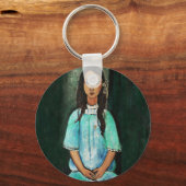 Modigliani Alice Fine Art Painting Sleutelhanger (Voorkant)