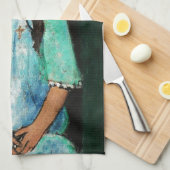 Modigliani Alice  Fine Art Painting Theedoek (Quarter Fold)