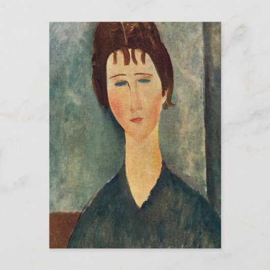 Modigliani Amedeo Portrait Briefkaart (Voorkant)