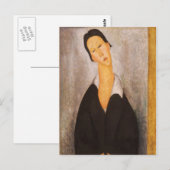 Modigliani Amedeo Portrait Briefkaart (Voorkant / Achterkant)