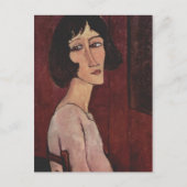 Modigliani Amedeo Portrait Briefkaart (Voorkant)