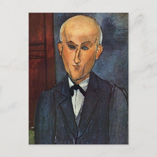 Modigliani Amedeo Portrait Briefkaart (Voorkant)