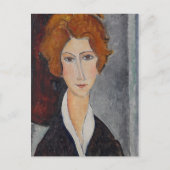 Modigliani Amedeo Portrait Briefkaart (Voorkant)
