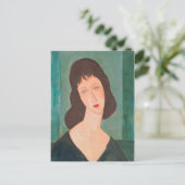 Modigliani Amedeo Portrait Briefkaart (Staand voorkant)