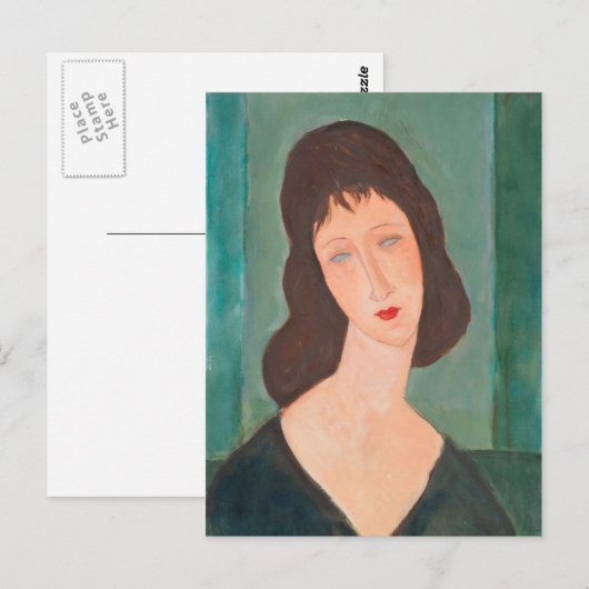 Modigliani Amedeo Portrait Briefkaart (Voorkant / Achterkant)