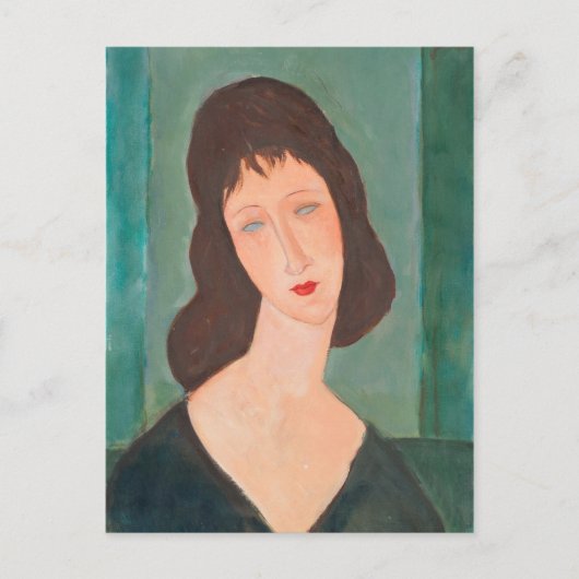 Modigliani Amedeo Portrait Briefkaart (Voorkant)