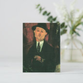 Modigliani Amedeo Portrait Briefkaart (Staand voorkant)