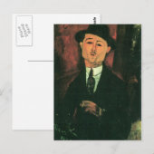 Modigliani Amedeo Portrait Briefkaart (Voorkant / Achterkant)