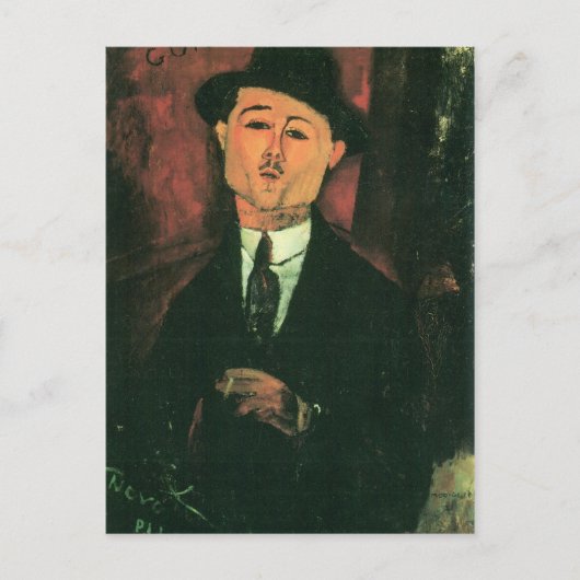 Modigliani Amedeo Portrait Briefkaart (Voorkant)