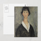Modigliani Amedeo Portrait Briefkaart (Voorkant / Achterkant)