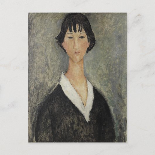 Modigliani Amedeo Portrait Briefkaart (Voorkant)