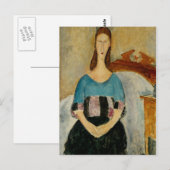 Modigliani Amedeo Portrait Briefkaart (Voorkant / Achterkant)