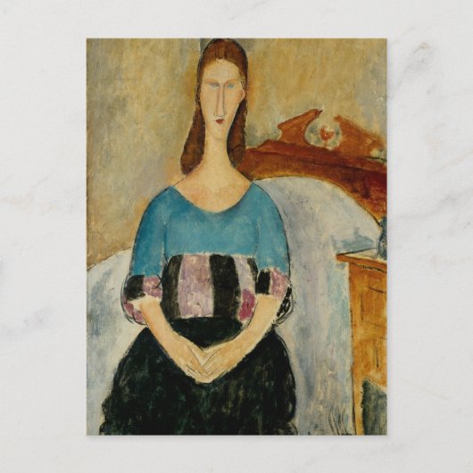 Modigliani Amedeo Portrait Briefkaart (Voorkant)