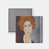 Modigliani Amedeo Portrait Magneet (Voorkant / Achterkant)