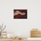Modigliani Amedeo Portrait Poster (Keuken)