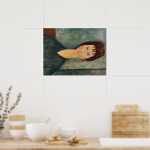 Modigliani Amedeo Portrait Poster (Keuken)