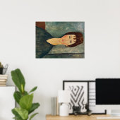 Modigliani Amedeo Portrait Poster (Thuiskantoor)