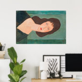 Modigliani Amedeo Portrait Poster (Thuiskantoor)