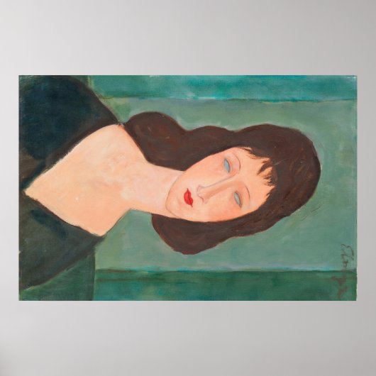 Modigliani Amedeo Portrait Poster (Voorkant)