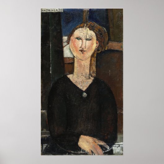 Modigliani - Antonia Poster (Voorkant)