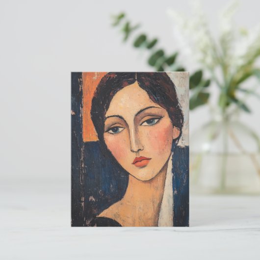Modigliani  Art Briefkaart (Staand voorkant)