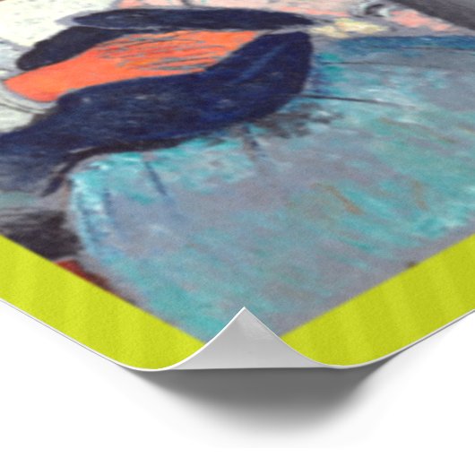 Modigliani Art Collage Poster (Hoek)