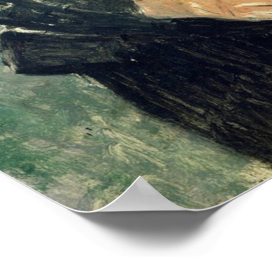 Modigliani - Cafe Singer 1917 Poster (Hoek)