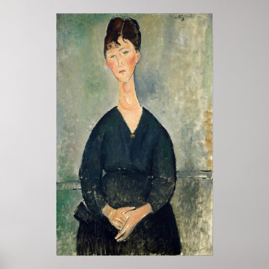 Modigliani - Cafe Singer 1917 Poster (Voorkant)