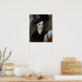 Modigliani - De Jodin 1908 Poster (Keuken)