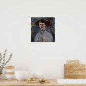 Modigliani - Hoofd van een jonge vrouw 1908 Poster (Keuken)
