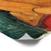 Modigliani - Jeanne Hebuterne in een gele jumper Poster (Hoek)