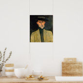 Modigliani - Man Met Hoed 1915 Poster (Keuken)