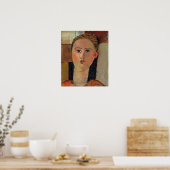 Modigliani - Meisje met rood haar 1915 Poster (Keuken)