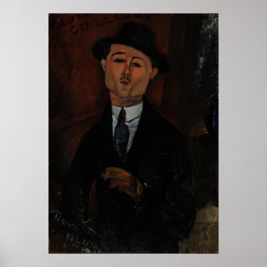 Modigliani - Paul Guillaume 1915 Poster (Voorkant)