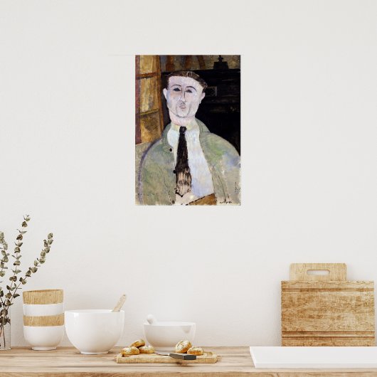 Modigliani - Paul Guillaume Poster (Keuken)