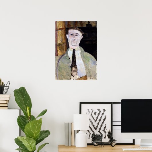 Modigliani - Paul Guillaume Poster (Thuiskantoor)