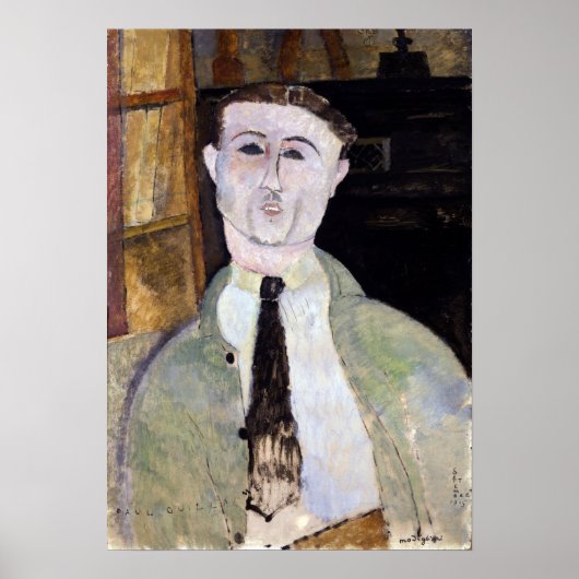 Modigliani - Paul Guillaume Poster (Voorkant)