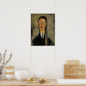 Modigliani - Portret van de kunstenaar Léopold Sur Poster (Keuken)
