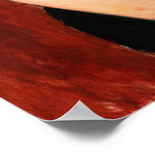 Modigliani - portret van de Paulette - journaal 19 Poster (Hoek)