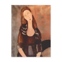 Modigliani Portret van Jeanne Hebuterne