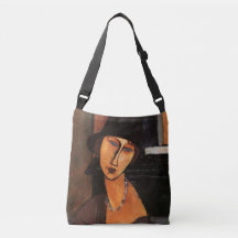 Modigliani - Portret van Jeanne Hebuterne w/Pet