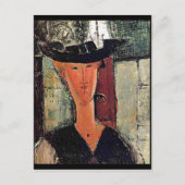 Modigliani - portret van Madame Pompadour Briefkaart (Voorkant)
