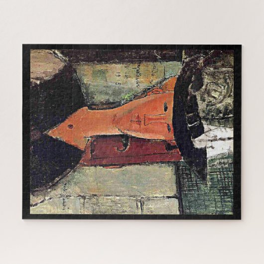 Modigliani - portret van Madame Pompadour Legpuzzel (Horizontaal)