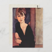 Modigliani Portret van Madame Reynouard Briefkaart (Voorkant / Achterkant)