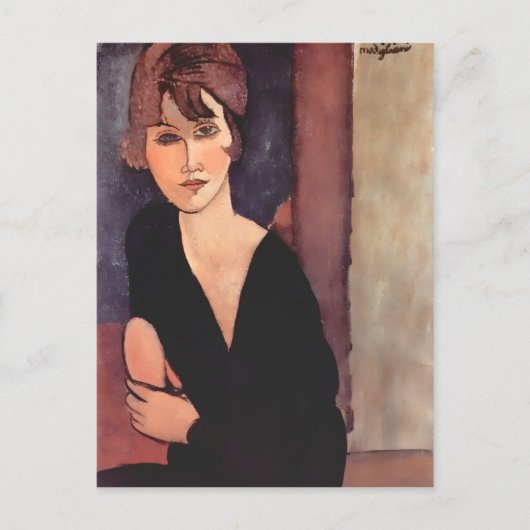 Modigliani Portret van Madame Reynouard Briefkaart (Voorkant)