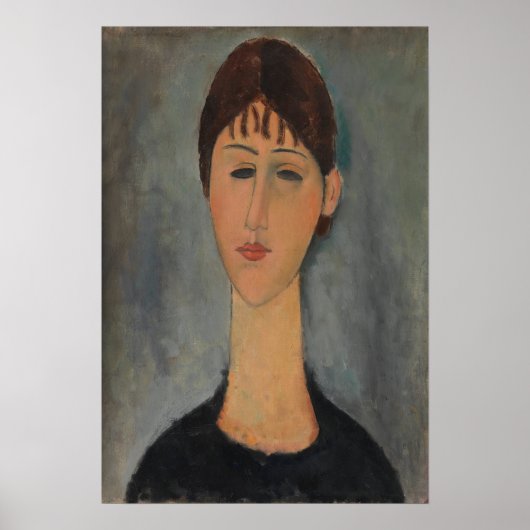 Modigliani - Portret van mevrouw Zborowska Poster (Voorkant)