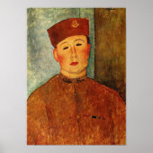 Modigliani - The Zouave 1918 Poster (Voorkant)