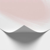 Modish Blush Roze Modern Elegant Design Trendy Cadeaupapier (Hoek)