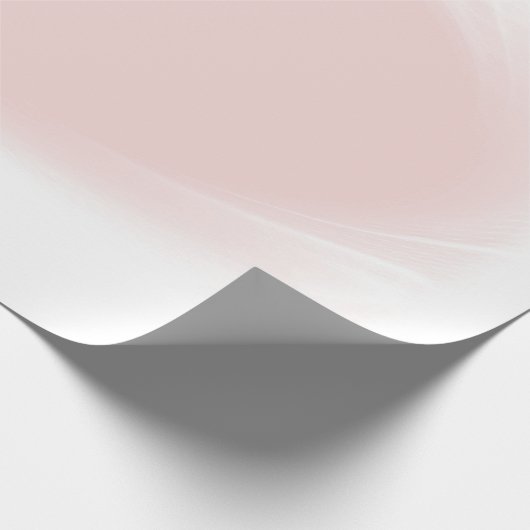 Modish Blush Roze Modern Elegant Design Trendy Cadeaupapier (Hoek)